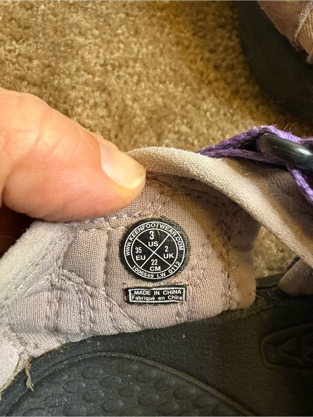 Keen Kids Purple Closed-Toe Sport Sandals